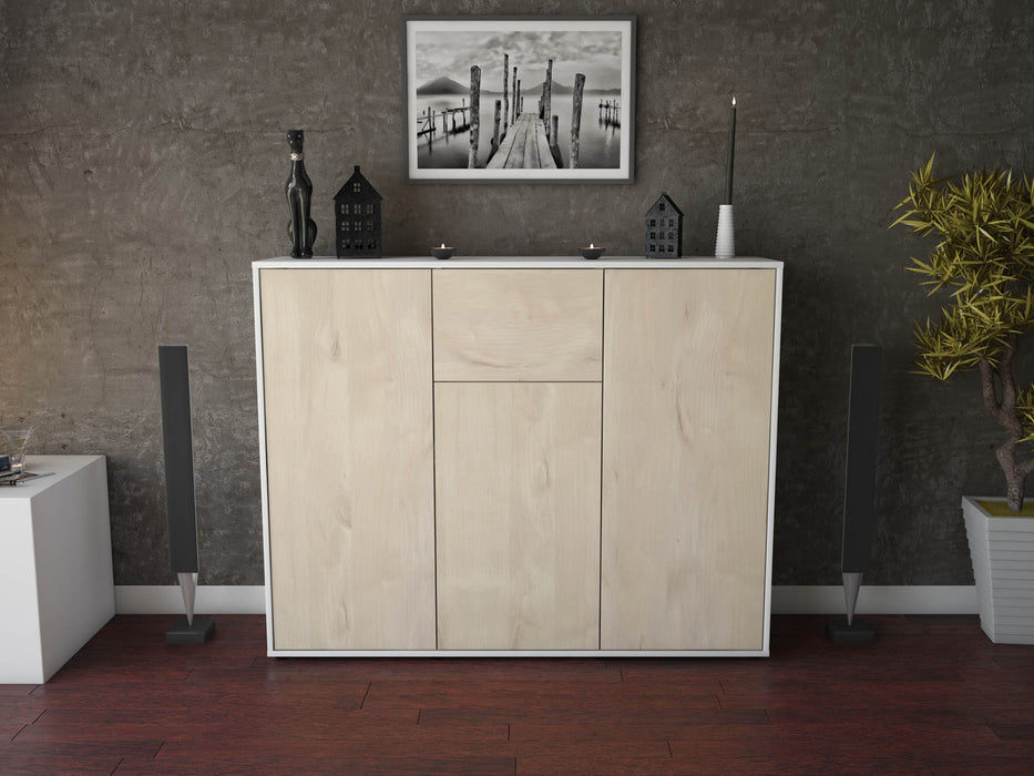 Highboard Lya, Zeder Front (136x108x35cm) - Dekati GmbH