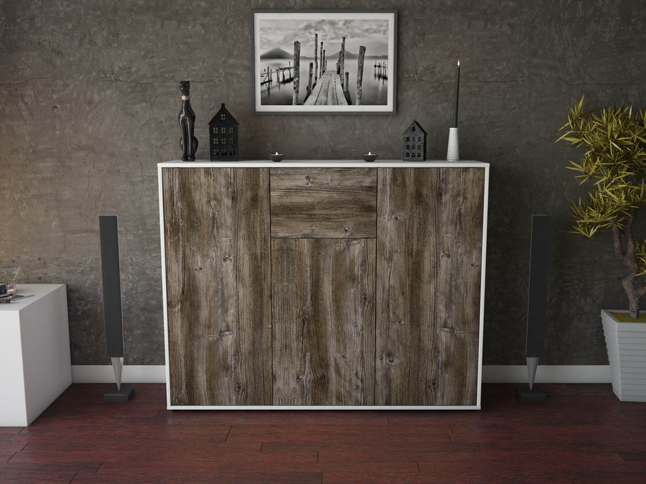 Highboard Lya, Treibholz Front (136x108x35cm) - Dekati GmbH