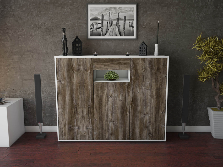 Highboard Madalena, Treibholz Front (136x108x35cm) - Dekati GmbH