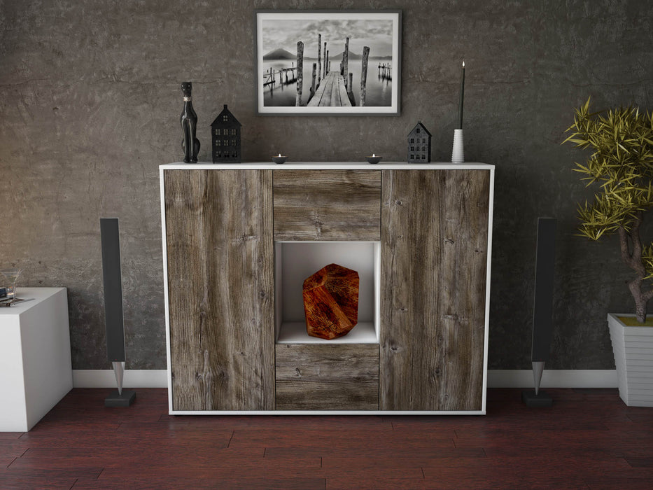 Highboard Mali, Treibholz Front (136x108x35cm) - Dekati GmbH