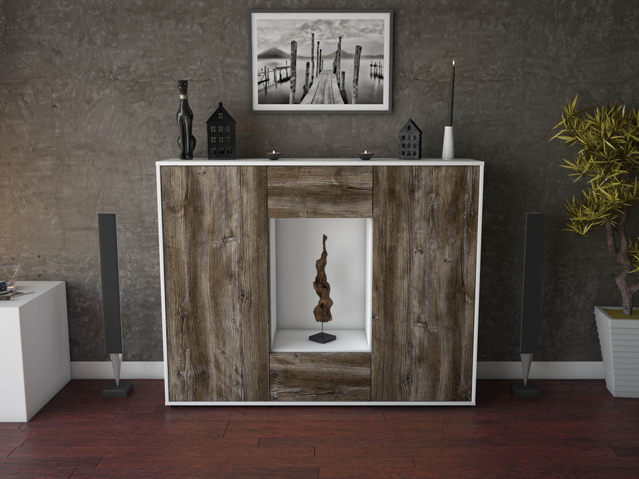 Highboard Malina, Treibholz Front (136x108x35cm) - Dekati GmbH