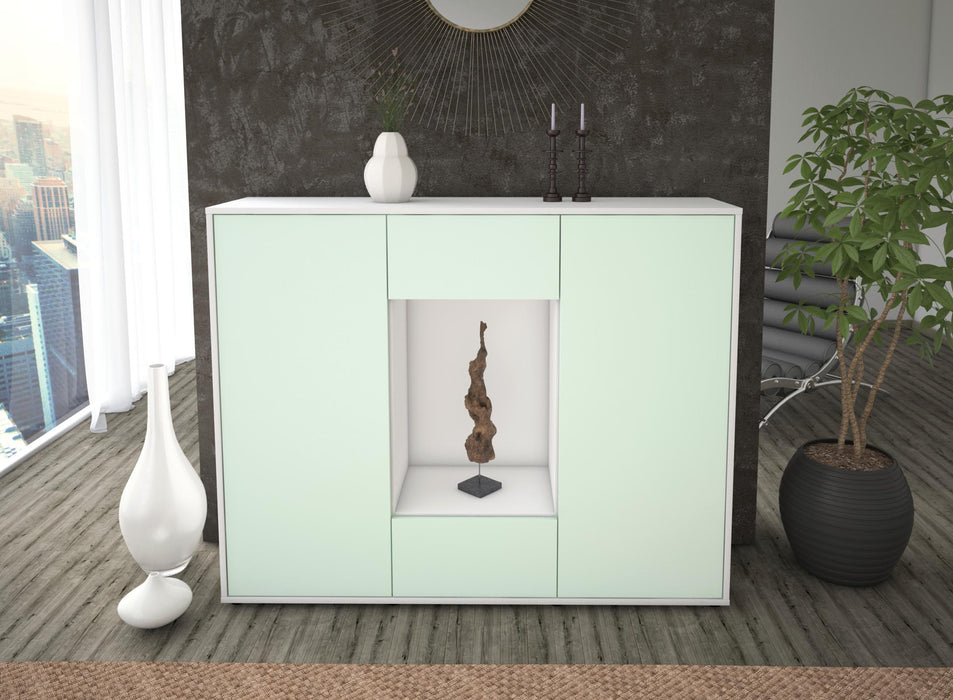 Highboard Malina, Mint Front (136x108x35cm) - Dekati GmbH