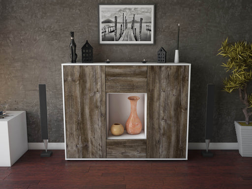 Highboard Manuela, Treibholz Front (136x108x35cm) - Dekati GmbH