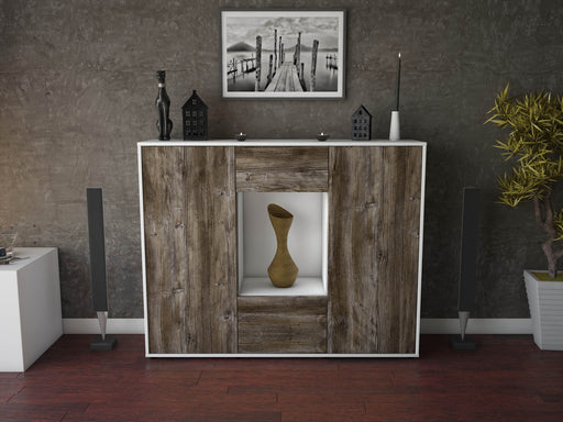 Highboard Mara, Treibholz Front (136x108x35cm) - Dekati GmbH