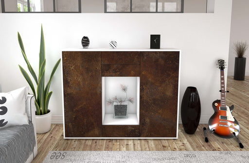 Highboard Marika, Rost Front (136x108x35cm) - Dekati GmbH