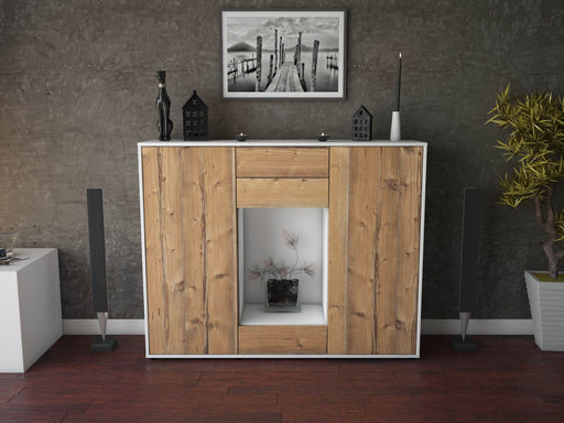 Highboard Marika, Pinie Front (136x108x35cm) - Dekati GmbH