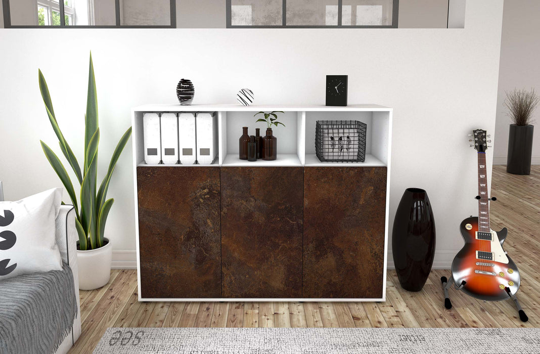 Highboard Marina, Rost Front (136x108x35cm) - Dekati GmbH