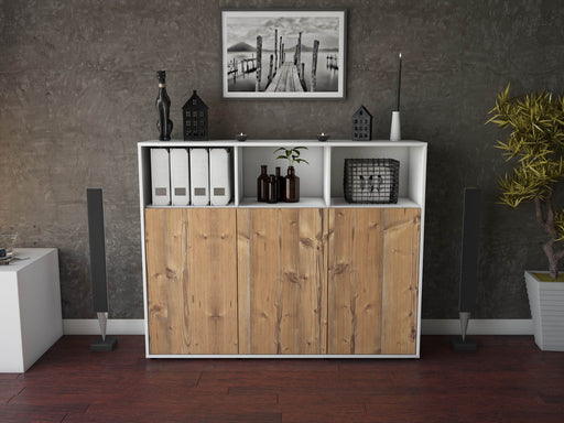 Highboard Marina, Pinie Front (136x108x35cm) - Dekati GmbH