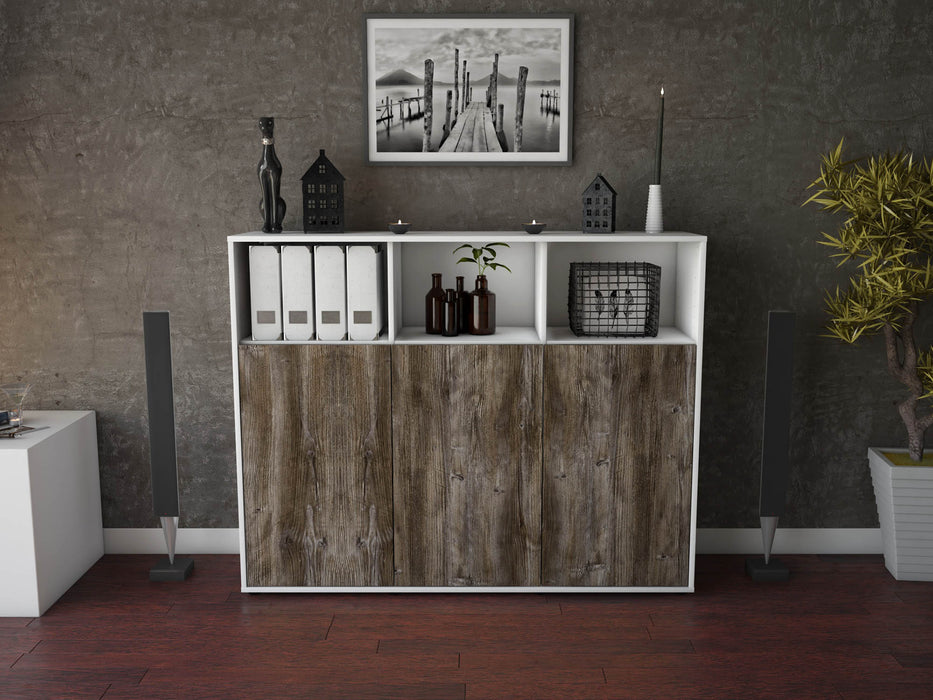 Highboard Marina, Treibholz Front (136x108x35cm) - Dekati GmbH