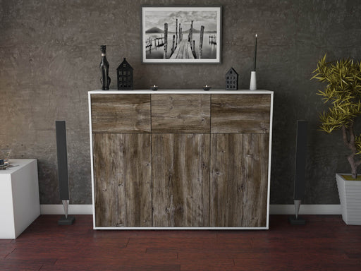 Highboard Marisa, Treibholz Front (136x108x35cm) - Dekati GmbH