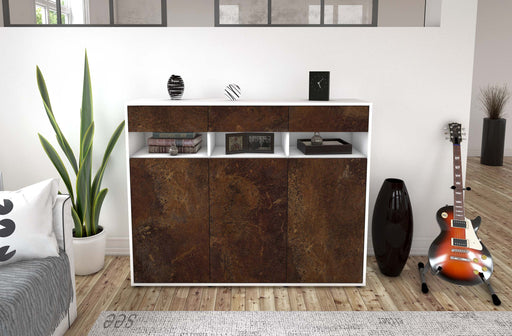 Highboard Marlene, Rost Front (136x108x35cm) - Dekati GmbH