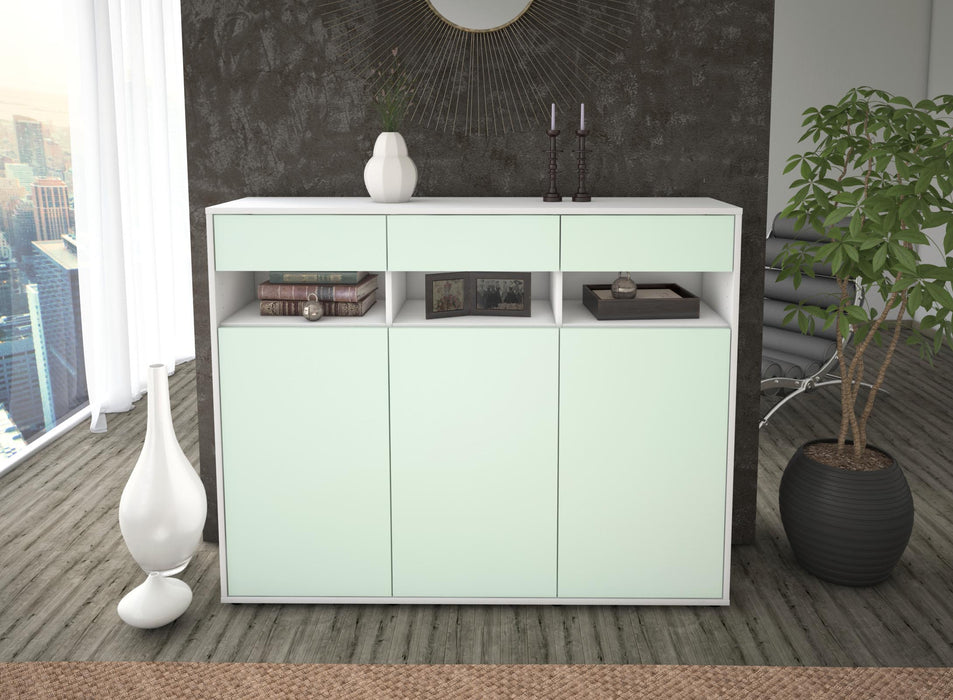 Highboard Marlene, Mint Front (136x108x35cm) - Dekati GmbH