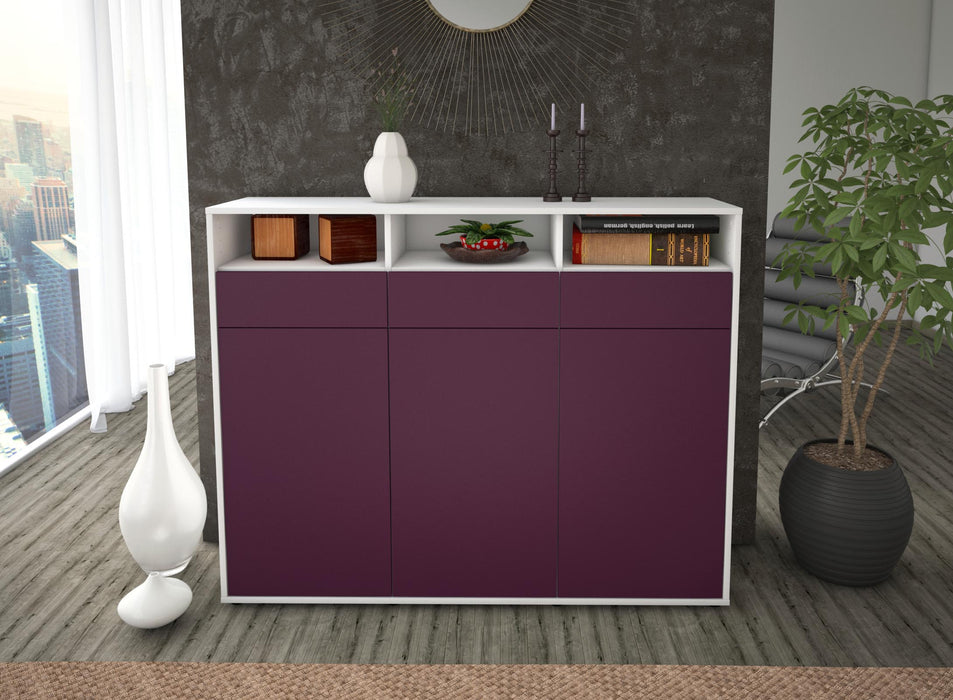 Highboard Marta, Lila Front (136x108x35cm) - Dekati GmbH