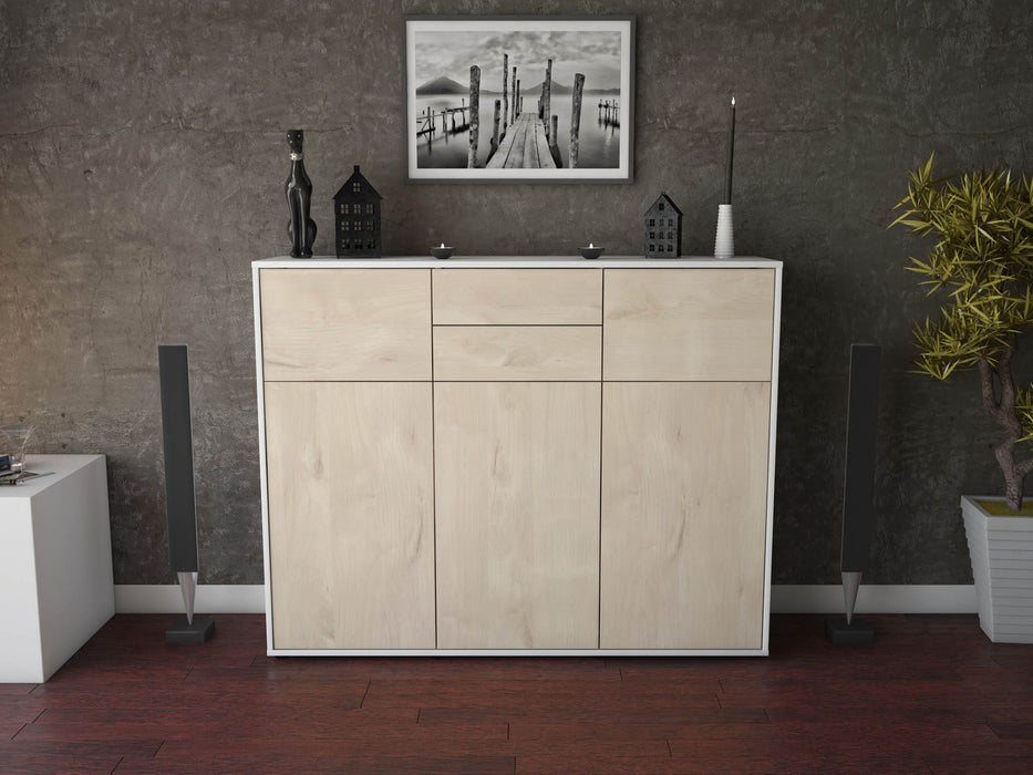 Highboard Matea, Zeder Front (136x108x35cm) - Dekati GmbH