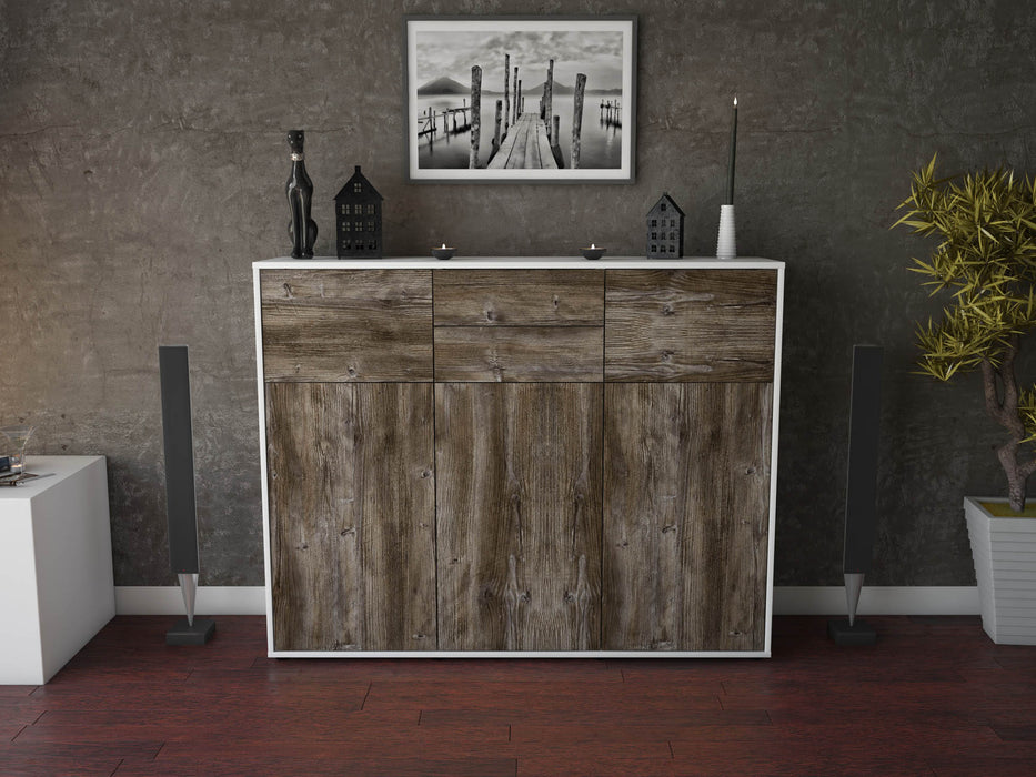 Highboard Matea, Treibholz Front (136x108x35cm) - Dekati GmbH