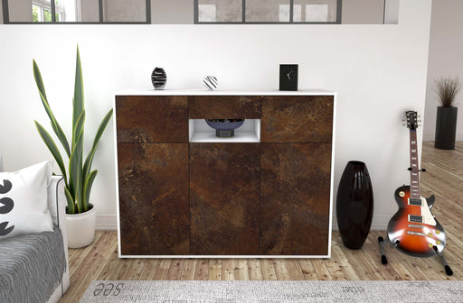 Highboard Matilda, Rost Front (136x108x35cm) - Dekati GmbH