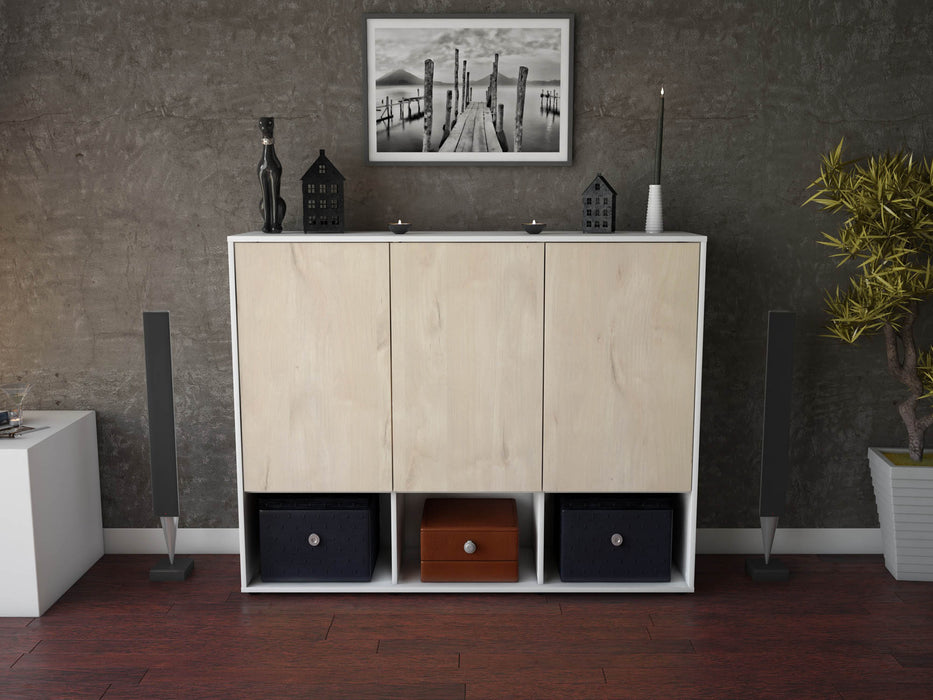 Highboard Mea, Zeder Front (136x108x35cm) - Dekati GmbH