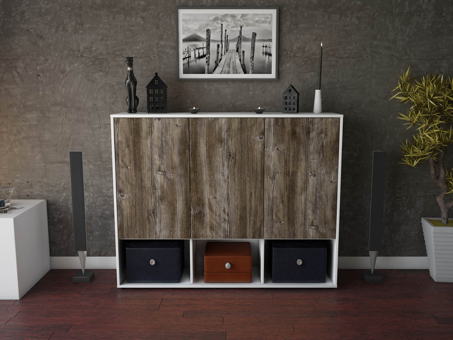 Highboard Mea, Treibholz Front (136x108x35cm) - Dekati GmbH