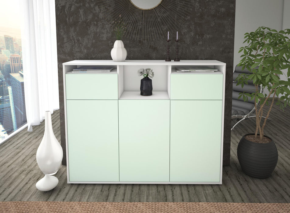 Highboard Melena, Mint Front (136x108x35cm) - Dekati GmbH