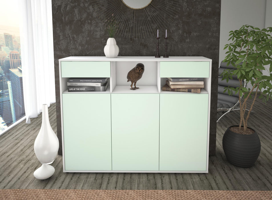 Highboard Mena, Mint Front (136x108x35cm) - Dekati GmbH