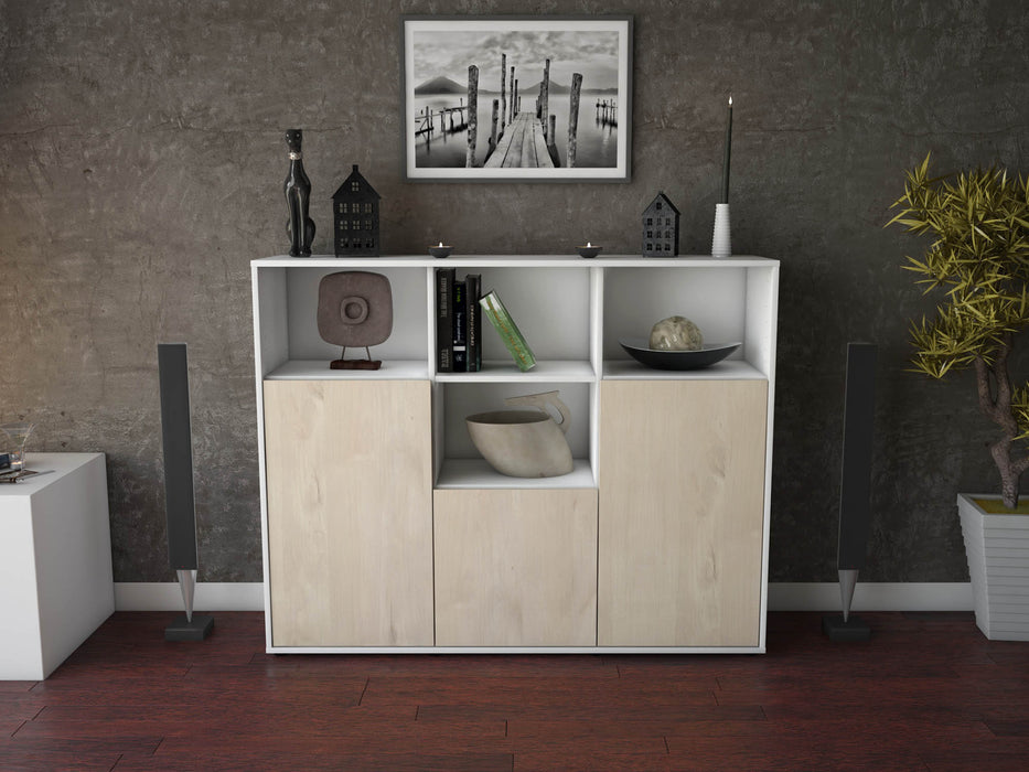 Highboard Mia, Zeder Front (136x108x35cm) - Dekati GmbH