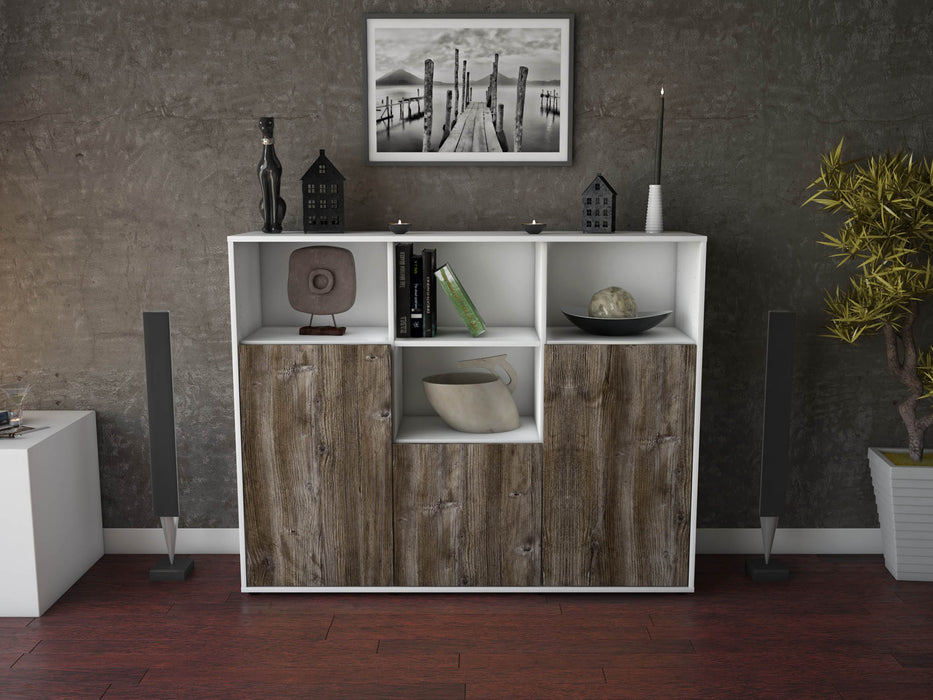 Highboard Mia, Treibholz Front (136x108x35cm) - Dekati GmbH