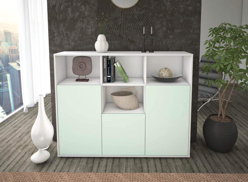 Highboard Mia, Mint Front (136x108x35cm) - Dekati GmbH