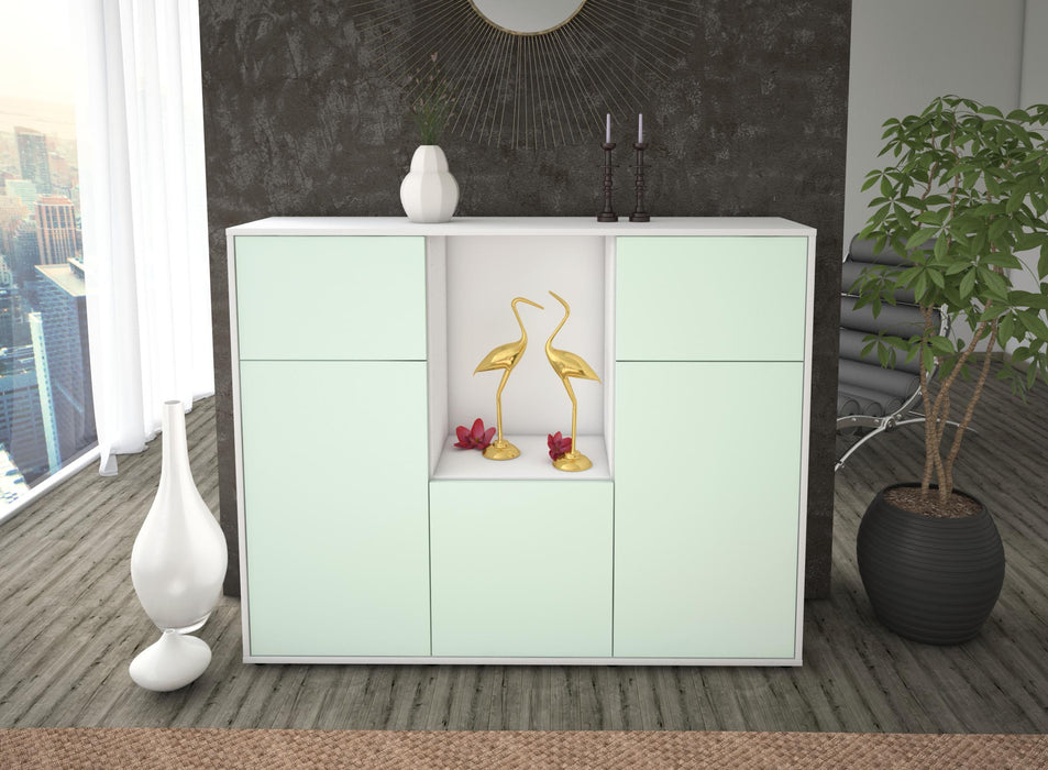 Highboard Michelle, Mint Front (136x108x35cm) - Dekati GmbH