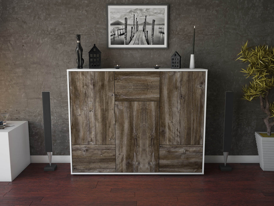 Highboard Mira, Treibholz Front (136x108x35cm) - Dekati GmbH