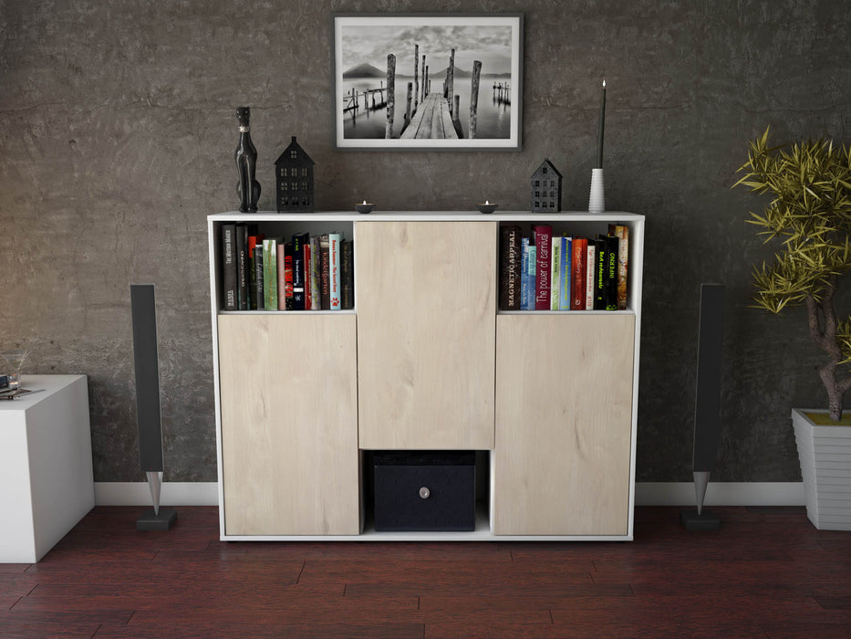 Highboard Momo, Zeder Front (136x108x35cm) - Dekati GmbH