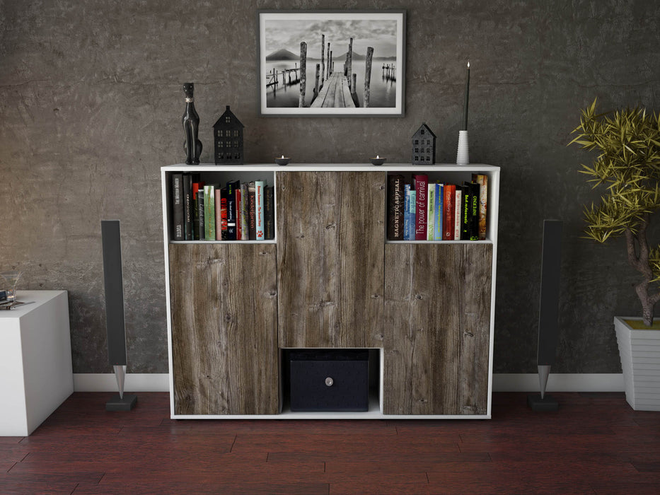 Highboard Momo, Treibholz Front (136x108x35cm) - Dekati GmbH