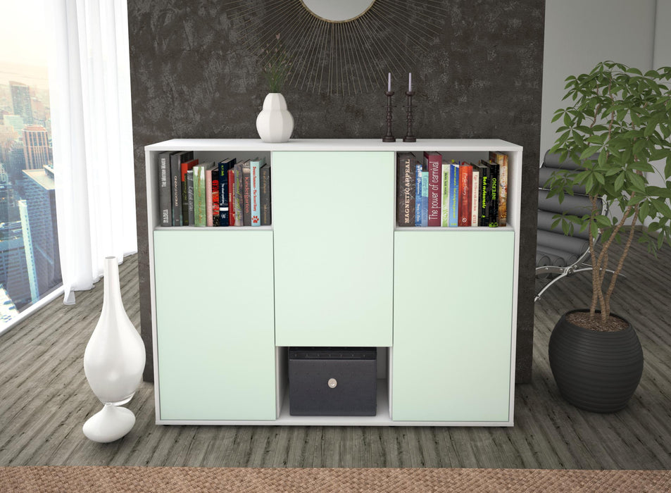 Highboard Momo, Mint Front (136x108x35cm) - Dekati GmbH