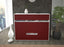 Highboard Monia, Bordeaux Front (136x108x35cm) - Dekati GmbH