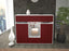 Highboard Nadia, Bordeaux Front (136x108x35cm) - Dekati GmbH