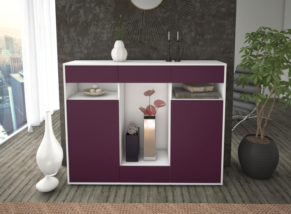 Highboard Name, Lila Front (136x108x35cm) - Dekati GmbH