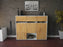 Highboard Natalie, Eiche Front (136x108x35cm) - Dekati GmbH