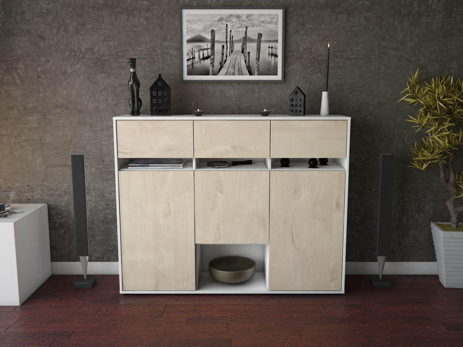 Highboard Natalie, Zeder Front (136x108x35cm) - Dekati GmbH