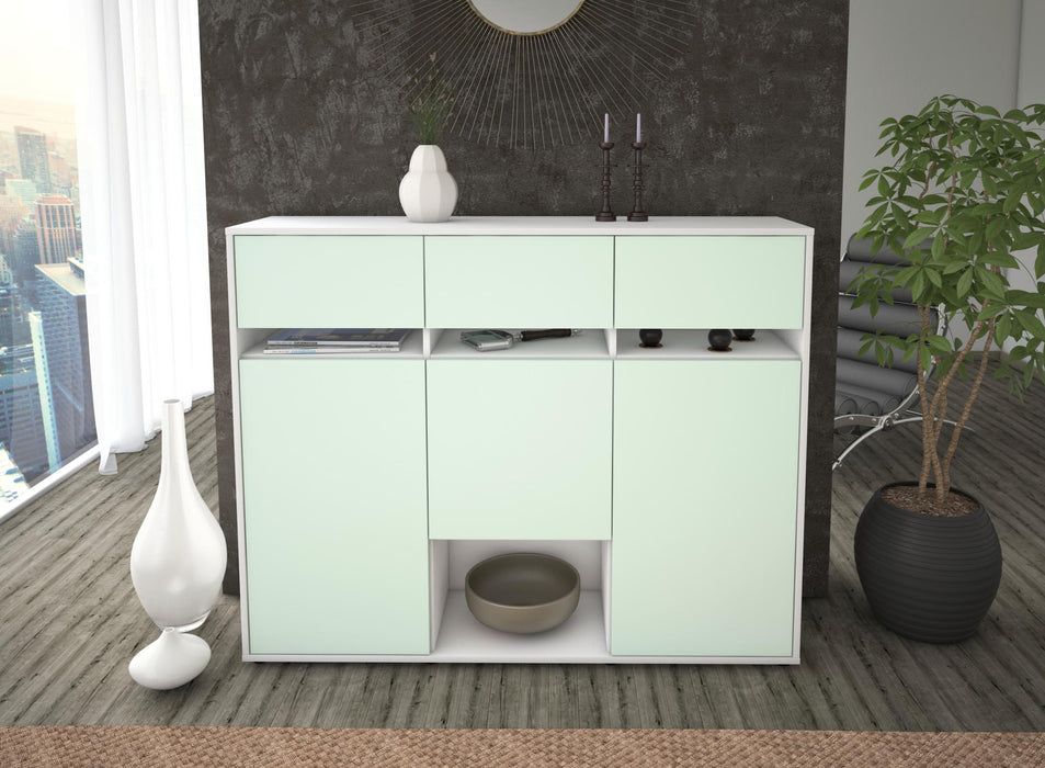 Highboard Natalie, Mint Front (136x108x35cm) - Dekati GmbH