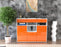 Highboard Nicole, Orange Front (136x108x35cm) - Dekati GmbH