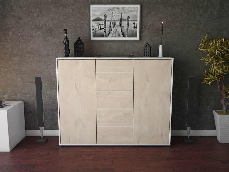 Highboard Nina, Zeder Front (136x108x35cm) - Dekati GmbH