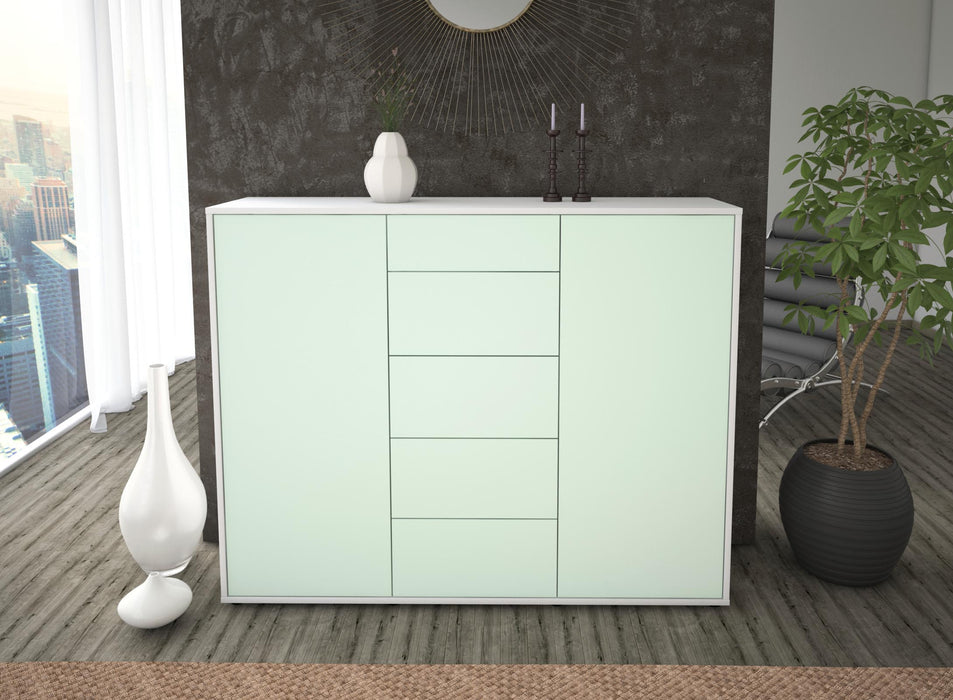 Highboard Nina, Mint Front (136x108x35cm) - Dekati GmbH