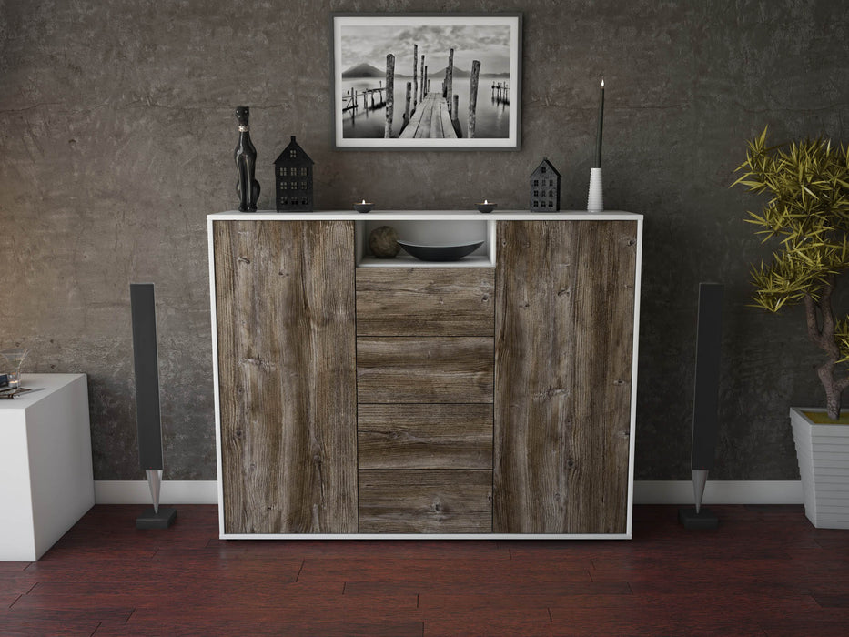 Highboard Nives, Treibholz Front (136x108x35cm) - Dekati GmbH