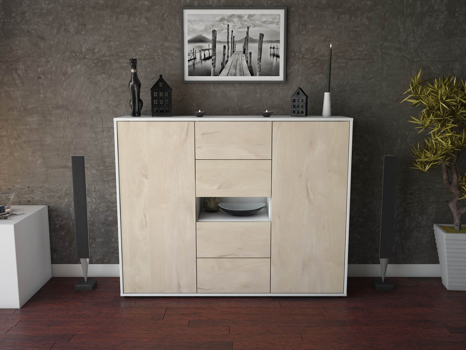 Highboard Noelia, Zeder Front (136x108x35cm) - Dekati GmbH