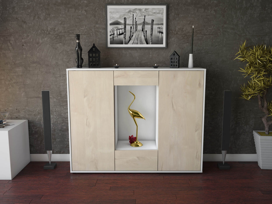 Highboard Norina, Zeder Front (136x108x35cm) - Dekati GmbH