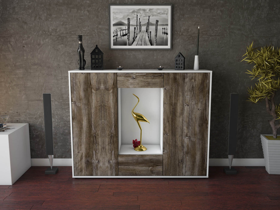 Highboard Norina, Treibholz Front (136x108x35cm) - Dekati GmbH