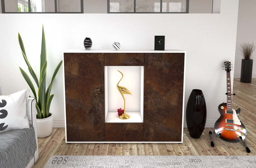 Highboard Nova, Rost Front (136x108x35cm) - Dekati GmbH