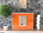 Highboard Nova, Orange Front (136x108x35cm) - Dekati GmbH