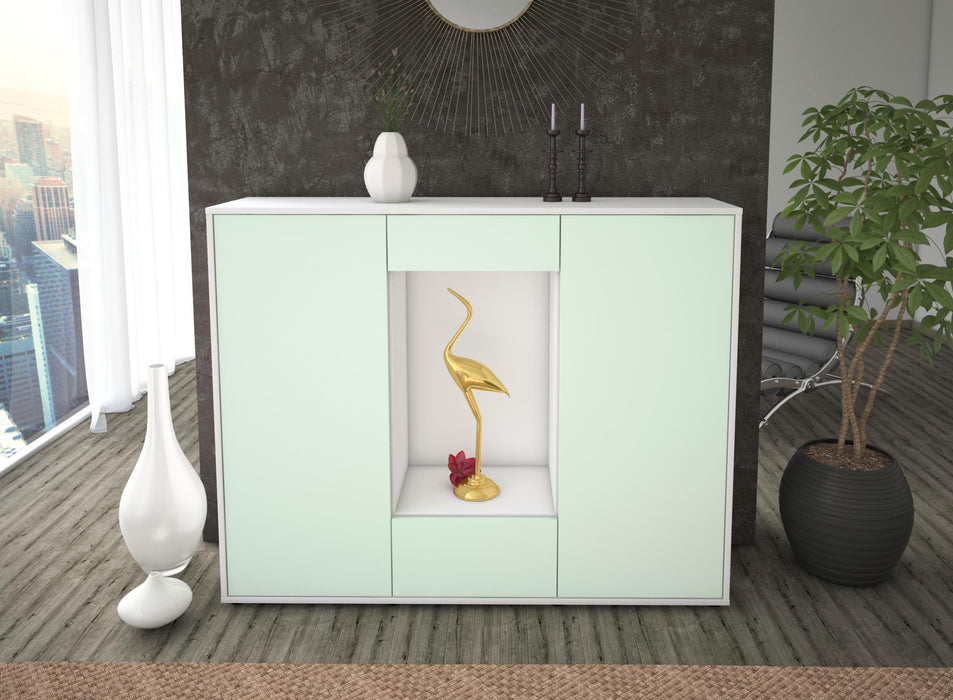 Highboard Nova, Mint Front (136x108x35cm) - Dekati GmbH