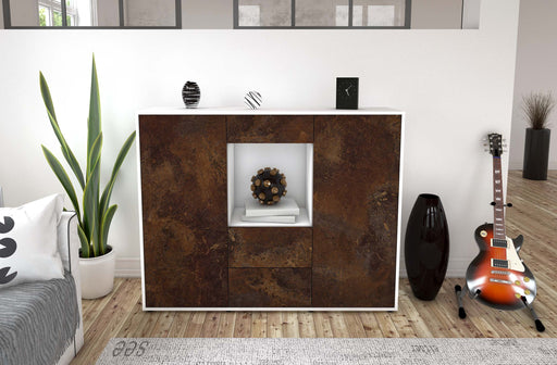 Highboard Ortensia, Rost Front (136x108x35cm) - Dekati GmbH