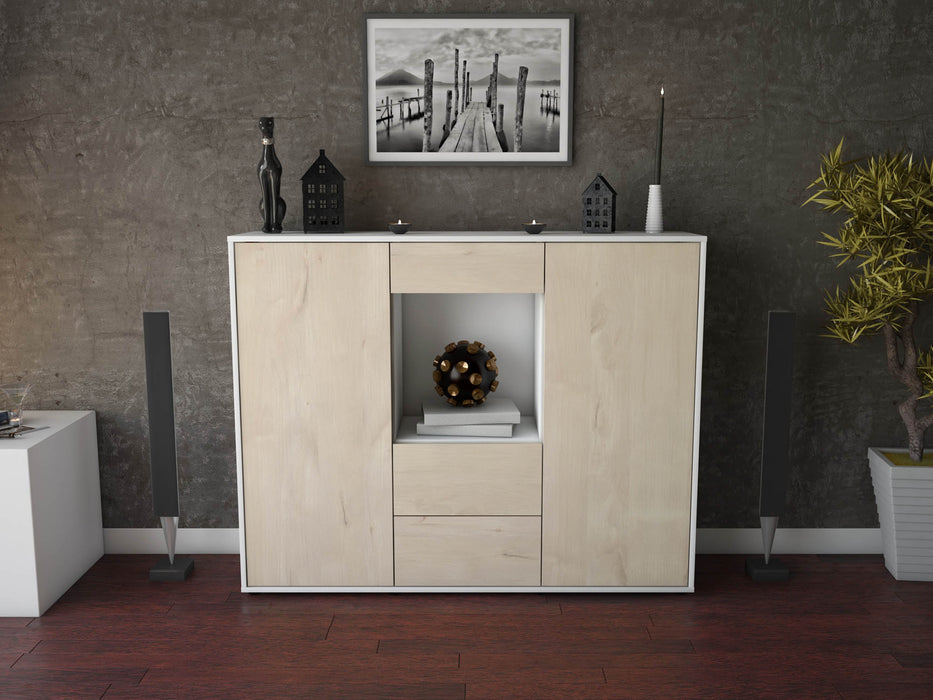 Highboard Ortensia, Zeder Front (136x108x35cm) - Dekati GmbH